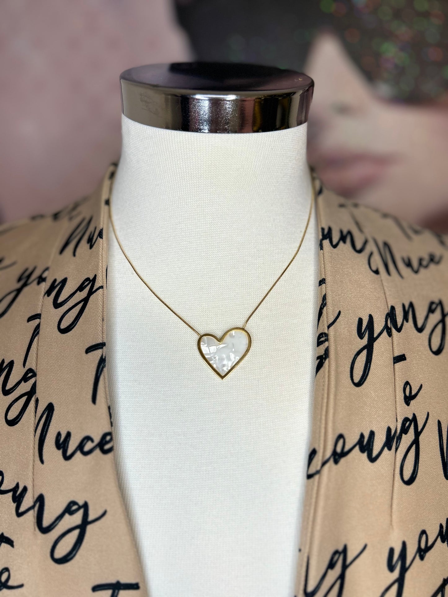 Collar con corazón