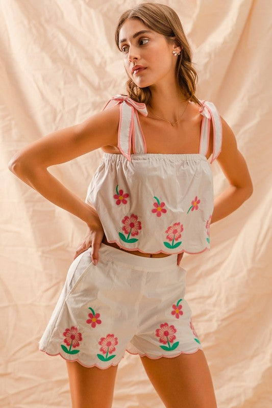 Floral Short Set
