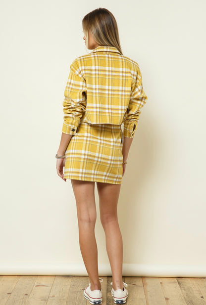 Mustard Striped Jacket