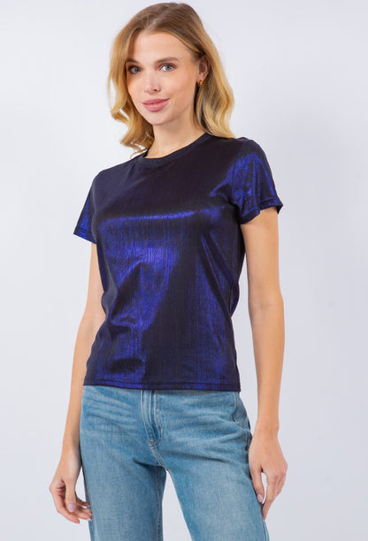 Shiny Blue T-Shirt