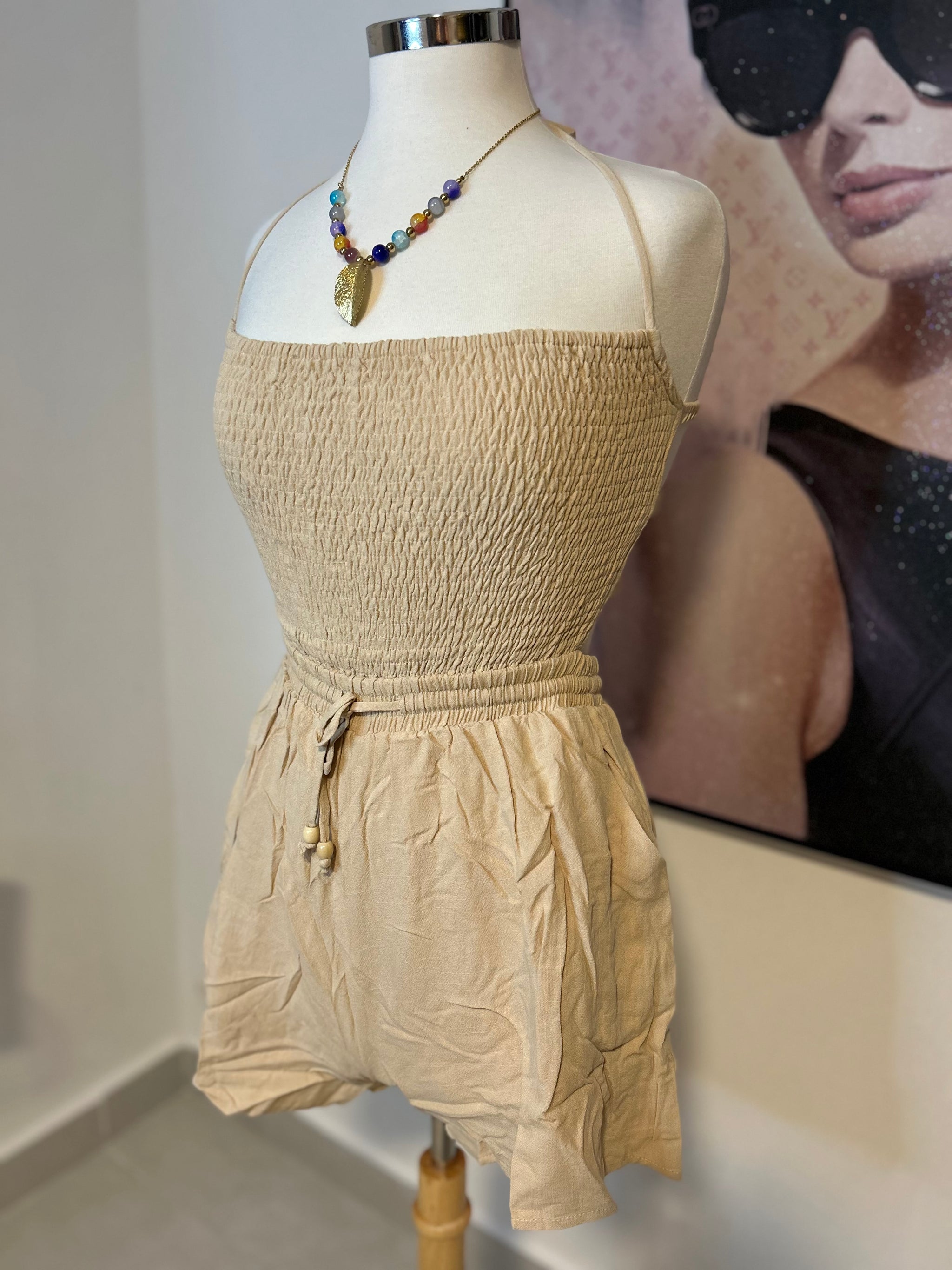 Open Back Romper