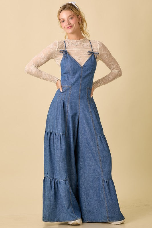 Denim Luxe Jumpsuit