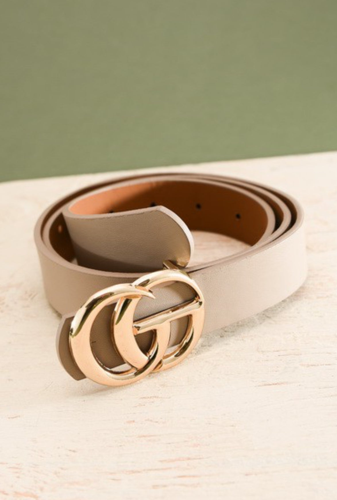 Taupe & Gold Belt