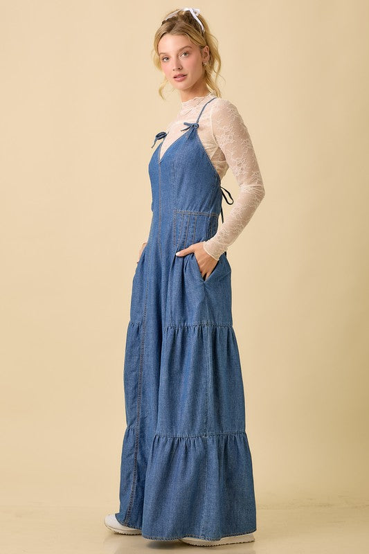 Denim Luxe Jumpsuit