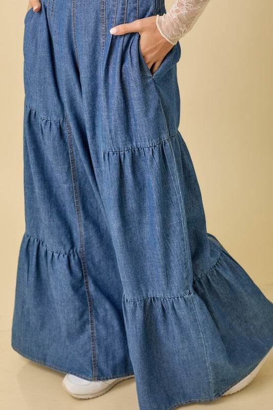 Denim Luxe Jumpsuit