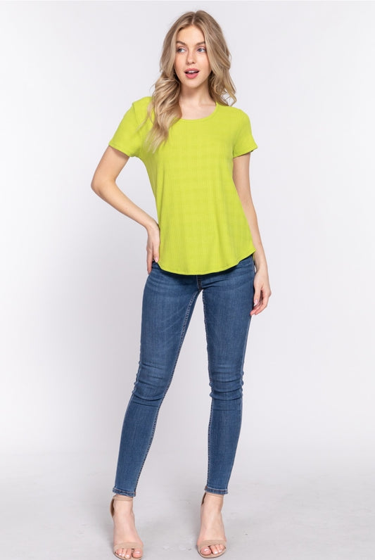 Green Casual Top