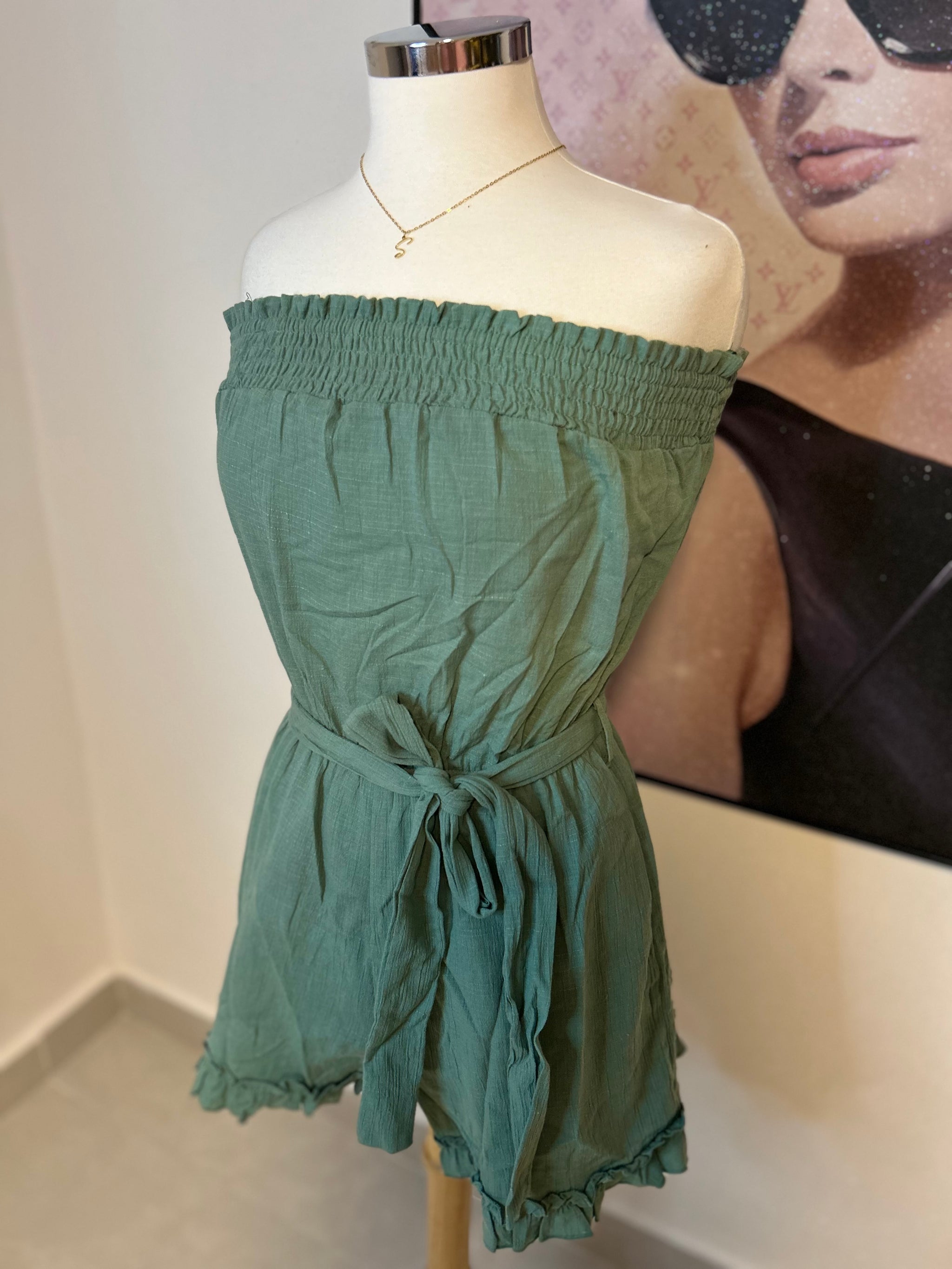 Tube Top Romper