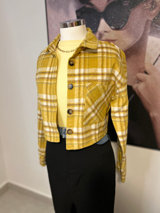 Mustard Striped Jacket