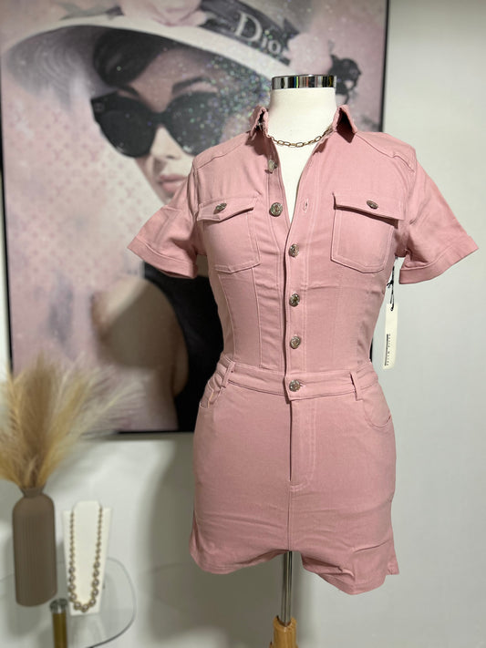 Denim Romper