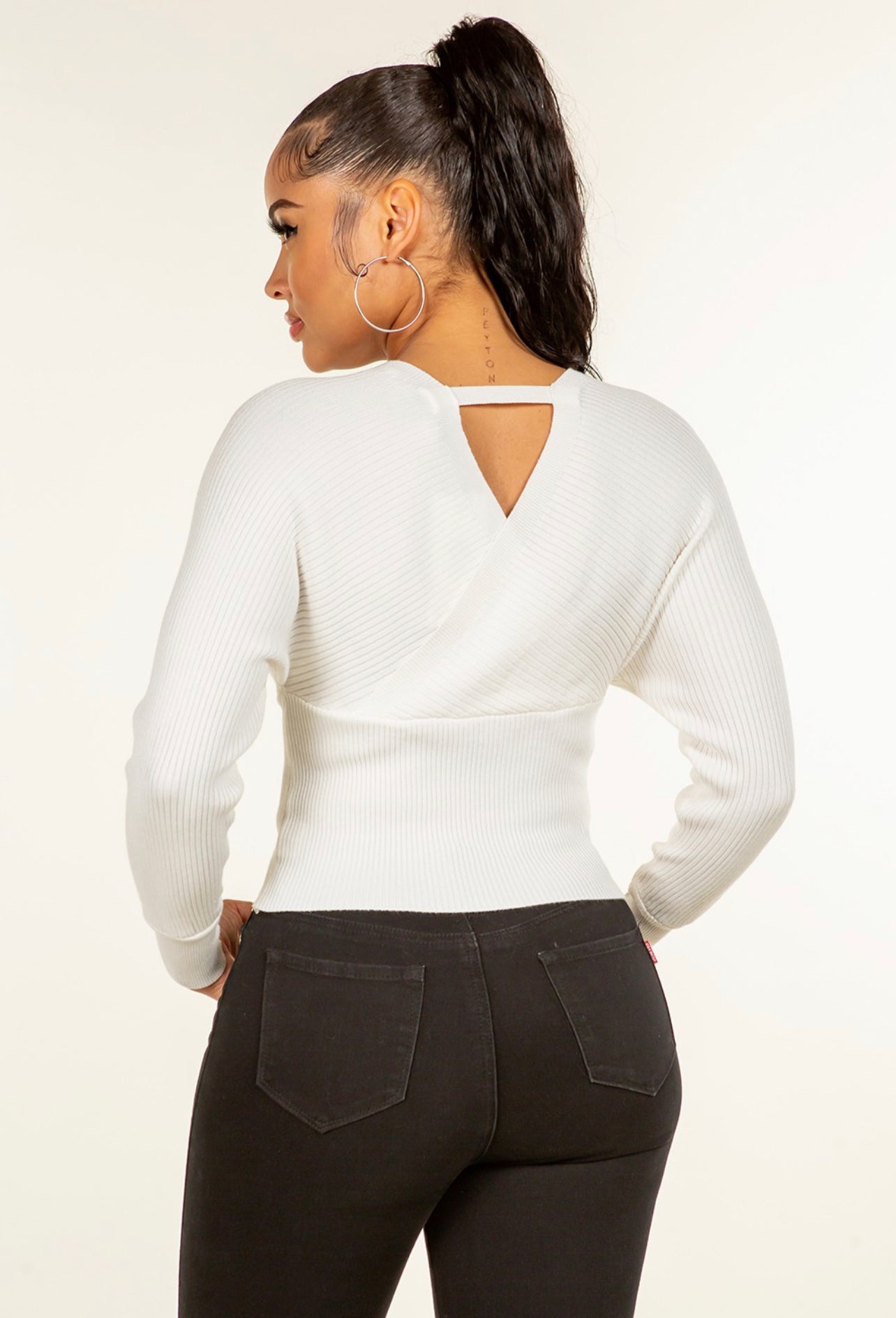 Long Sleeve White Top