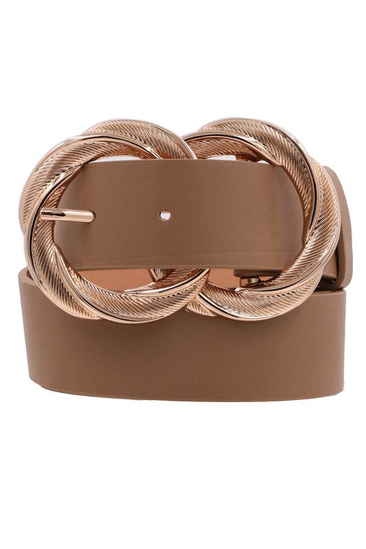 Double Ring Buckle (Plus Size Belt)