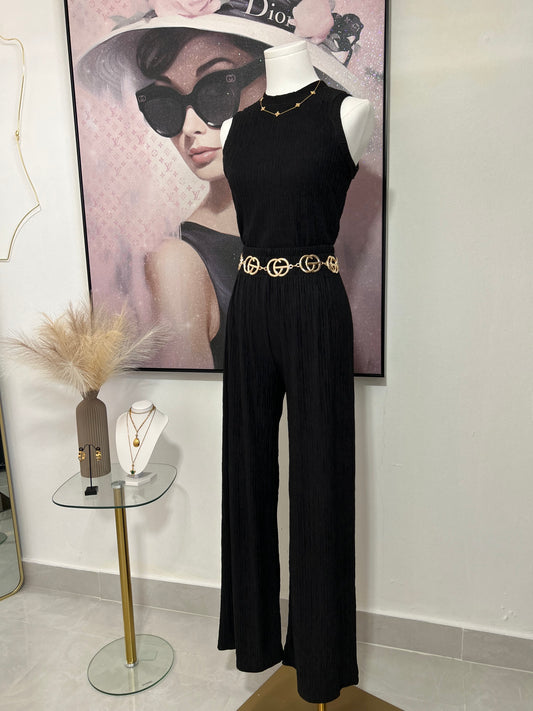 Black Pant Set