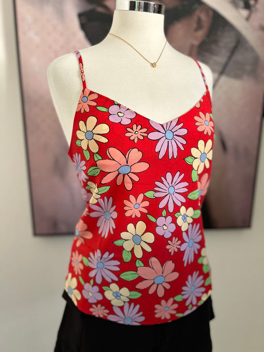 Floral Print Tank Top