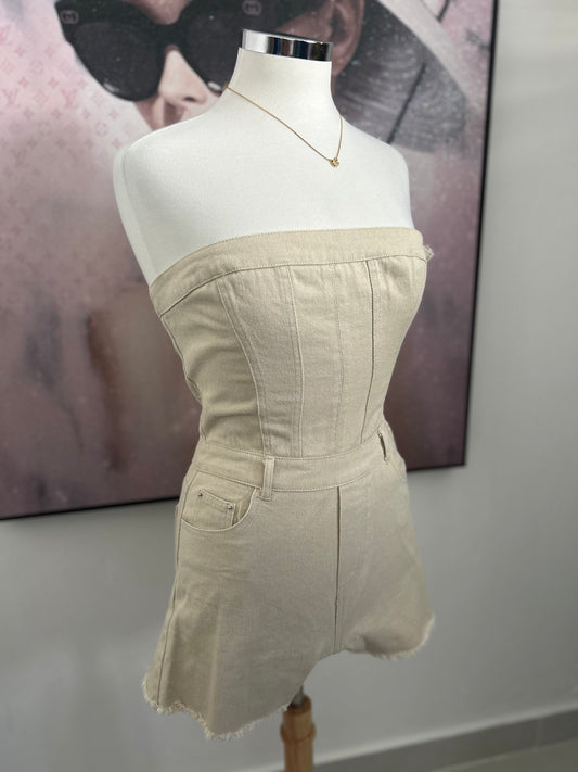 Strapless Romper