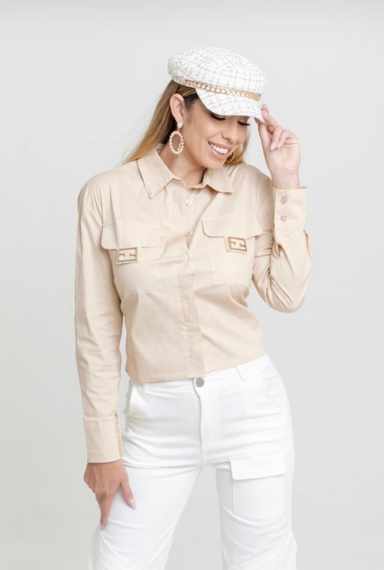 Beige Shirt