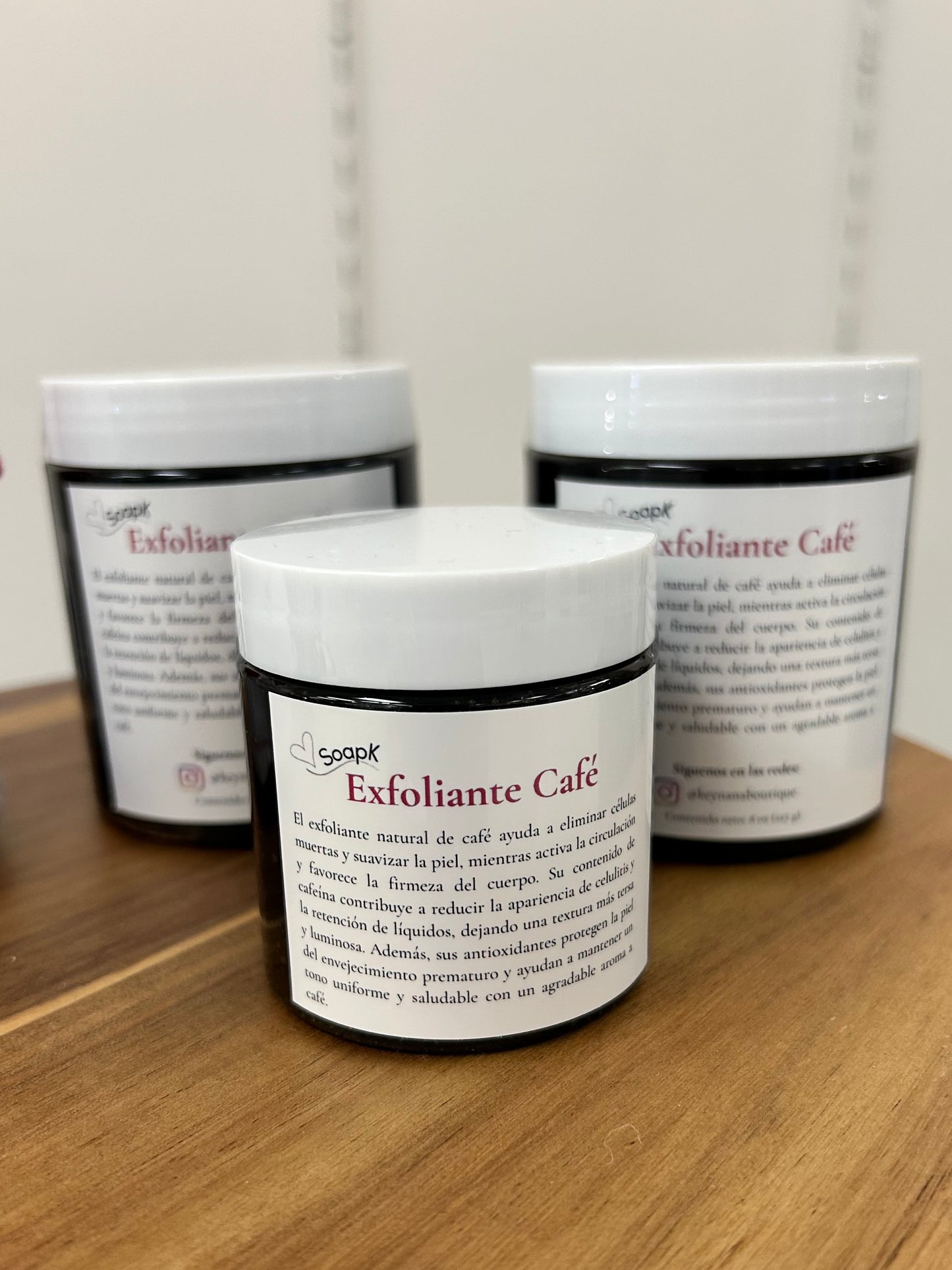 Exfoliante natural de café