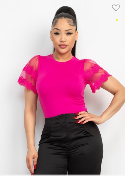 Fuchsia Top